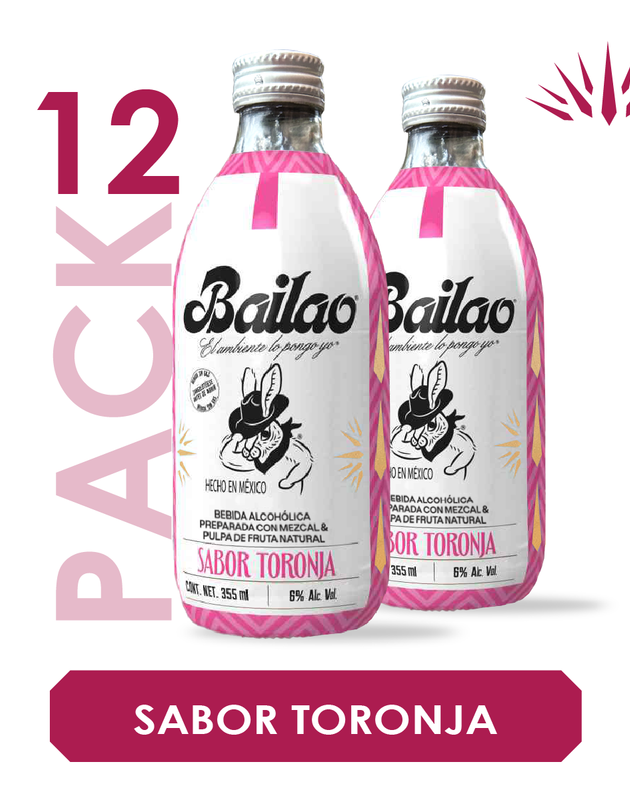 Bailao Mezcal sabor Toronja 355 ml / 12 PACK